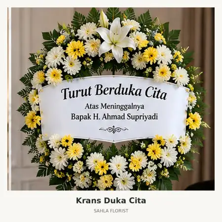 Krans Bunga Duka Grand Heaven Surabaya